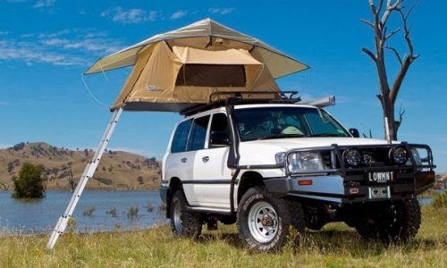 Land Cruiser with Top Tent for Rwanda Self Drive