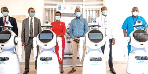 Fight against coronavirus by Robots in Rwanda